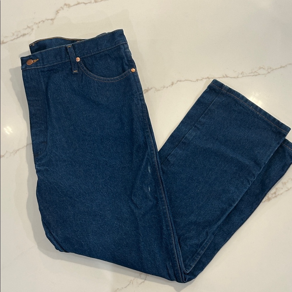 Wrangler Deep Blue Denim Jeans
